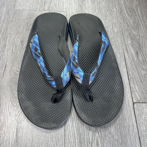 Chaco Chillos Grateful Dead Steal Your Face Mens Sz 12 Black Blue Flip Flops main image 7